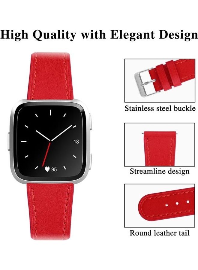 BGM Replacement Band For Fitbit Versa 2/Versa/Versa Lite Red - Image 4
