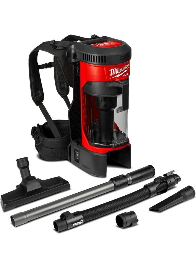 Milwaukee M18Fbpv-0 18V Li-Ion Cordless Fuel 3-In-1 Backpack Vacuum Dust Extractor Red/Black 68.2x253x36.3cm  - Image 1