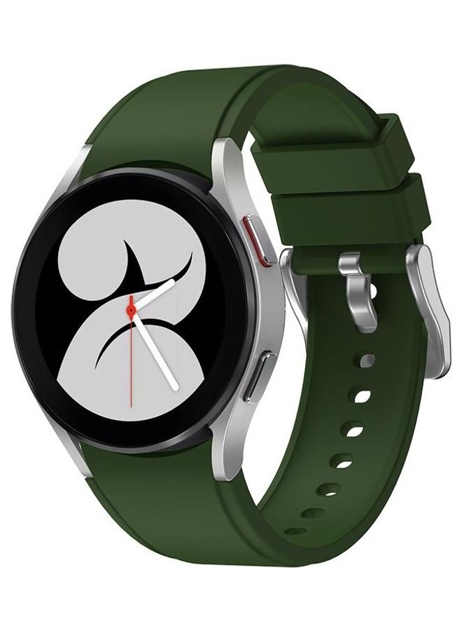BGM Silicone Replacement Strap Watchband For Samsung Galaxy Watch4 Classic 42mm Green - Image 4