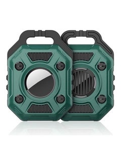 King Kong Series TPU with PC Protective Cover Case For Apple AirTag Dark Green