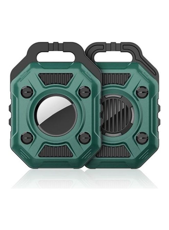 BGM - King Kong Series TPU with PC Protective Cover Case For Apple AirTag Dark Green - Image 1