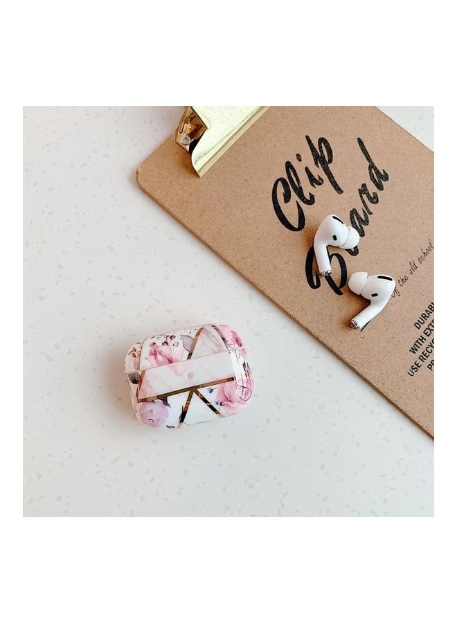 BGM Electroplating Painted Shockproof TPU Protective Case For Apple AirPods Pro Pink - Image 2