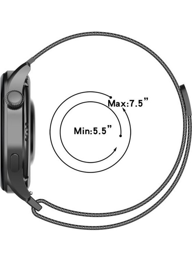 Milanese Loop Replacement Strap Watchband For Huawei Watch 3 / 3 Pro 22mm Rose/Pink