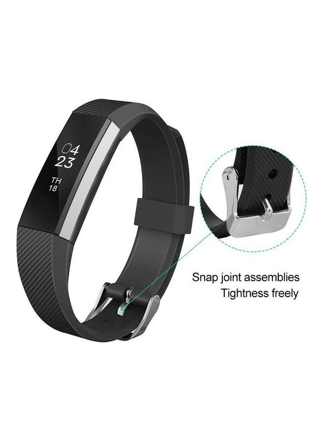 BGM Children Silicone Twilled Wrist Strap for FITBIT ACE Blue - Image 2