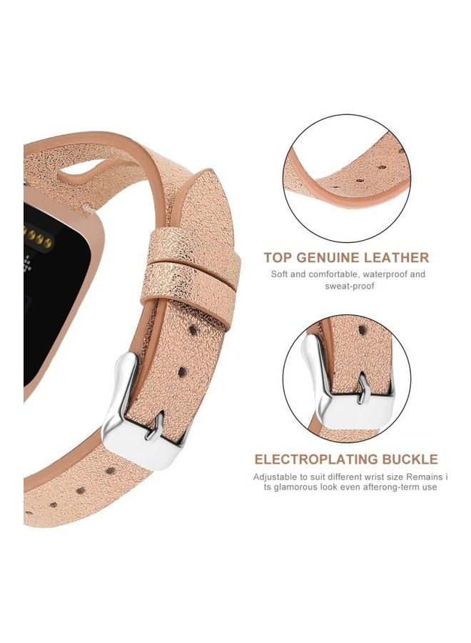 BGM Replacement Strap For Fitbit Versa 2 Champagne Gold - Image 5