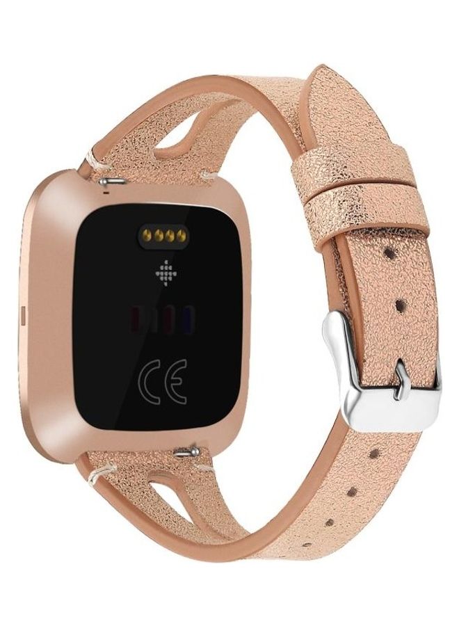 BGM Replacement Strap For Fitbit Versa 2 Champagne Gold - Image 2