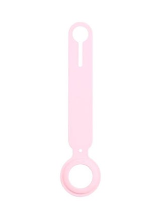 Shockproof Anti-Scratch Silicone Protective Case Cover with Hang Loop for Apple AirTag Pink - v1631137873/N50686242A_1