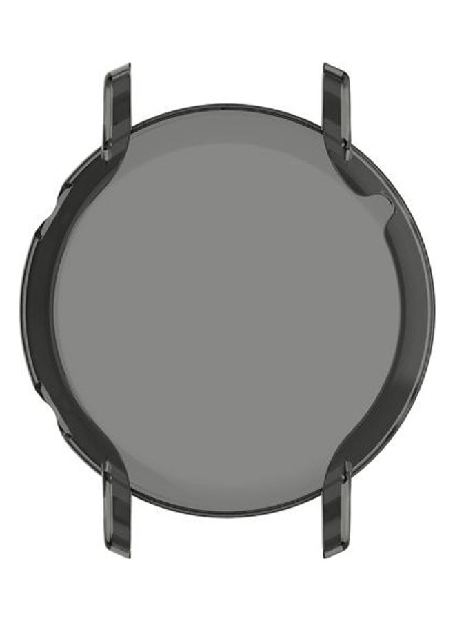 BGM Full Coverage Protective Case With Screen For Huawei Watch GT2 42mm Transparent Black - Image 2