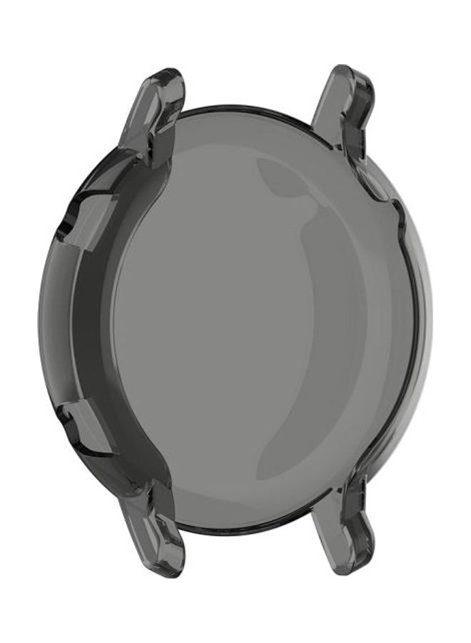 BGM Full Coverage Protective Case With Screen For Huawei Watch GT2 42mm Transparent Black - Image 4