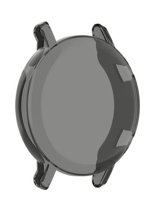 BGM Full Coverage Protective Case With Screen For Huawei Watch GT2 42mm Transparent Black - Image 5