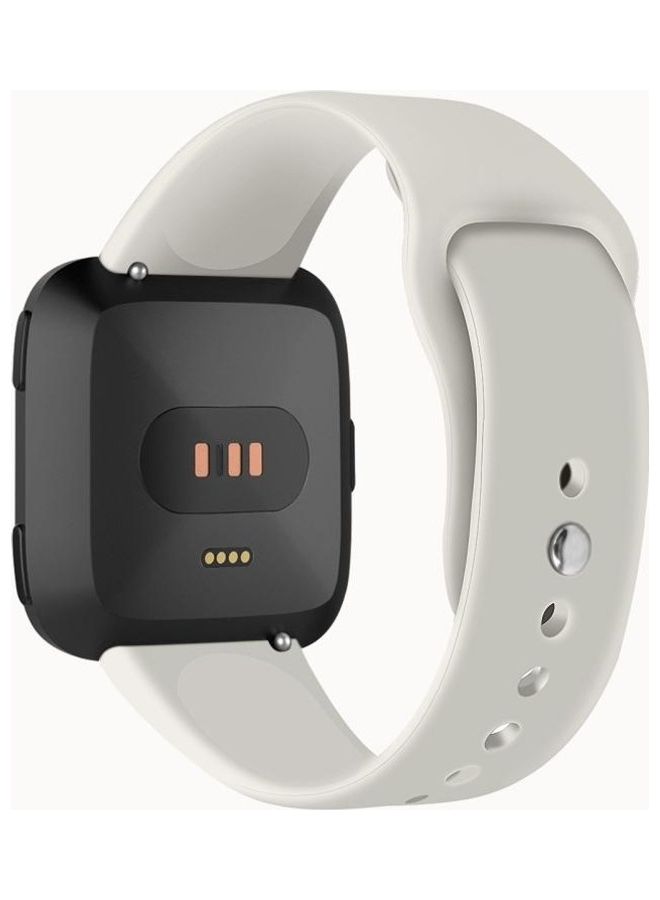 BGM Lite Solid Color Silicone Replacement Strap Watchband For Fitbit Versa 2 / Fitbit Versa / Fitbit Versa Pink - Image 2