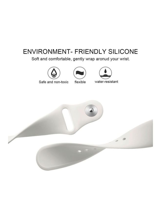 BGM Lite Solid Color Silicone Replacement Strap Watchband For Fitbit Versa 2 / Fitbit Versa / Fitbit Versa Pink - Image 4