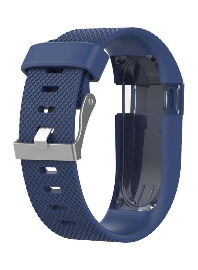 BGM Solid Color Adjustable Wrist Strap for FITBIT Charge HR Blue - Image 1