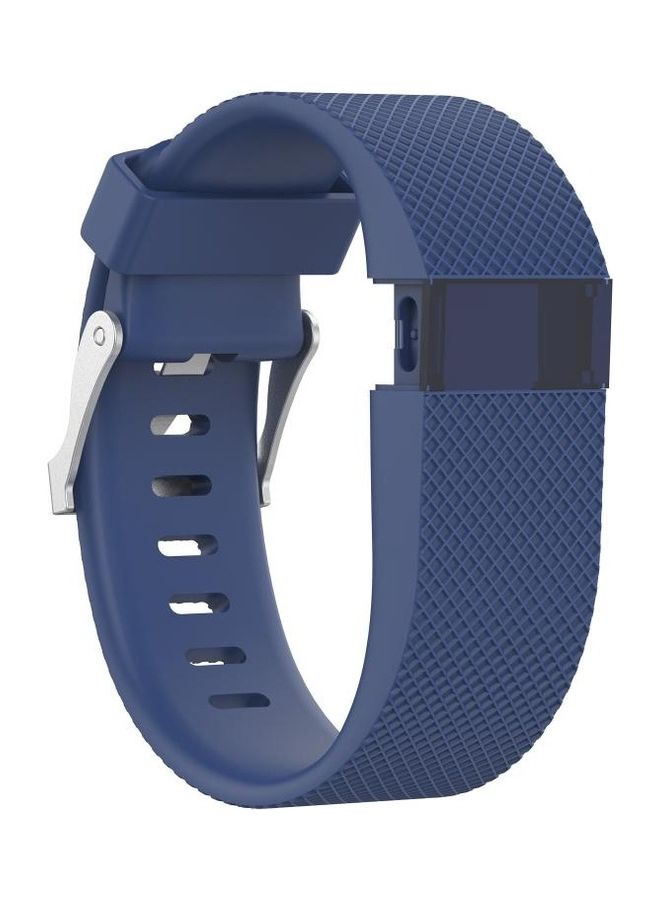 BGM Solid Color Adjustable Wrist Strap for FITBIT Charge HR Blue - Image 2