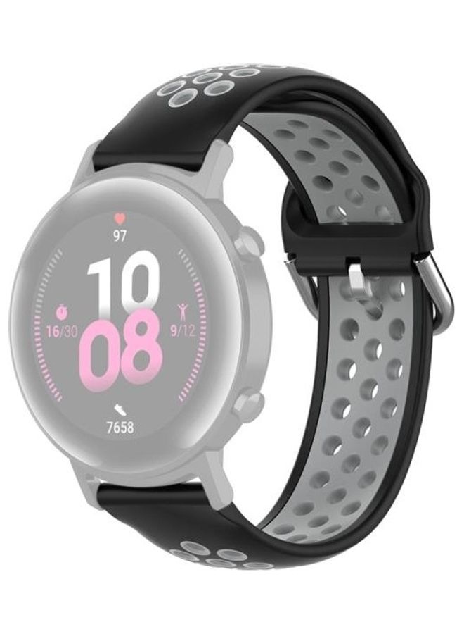 BGM Silicone Replacement Strap Watchband 22mm For Huawei Watch GT2e/GT/GT2 Black - Image 1