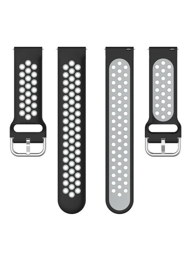 BGM Silicone Replacement Strap Watchband 22mm For Huawei Watch GT2e/GT/GT2 Black - Image 3