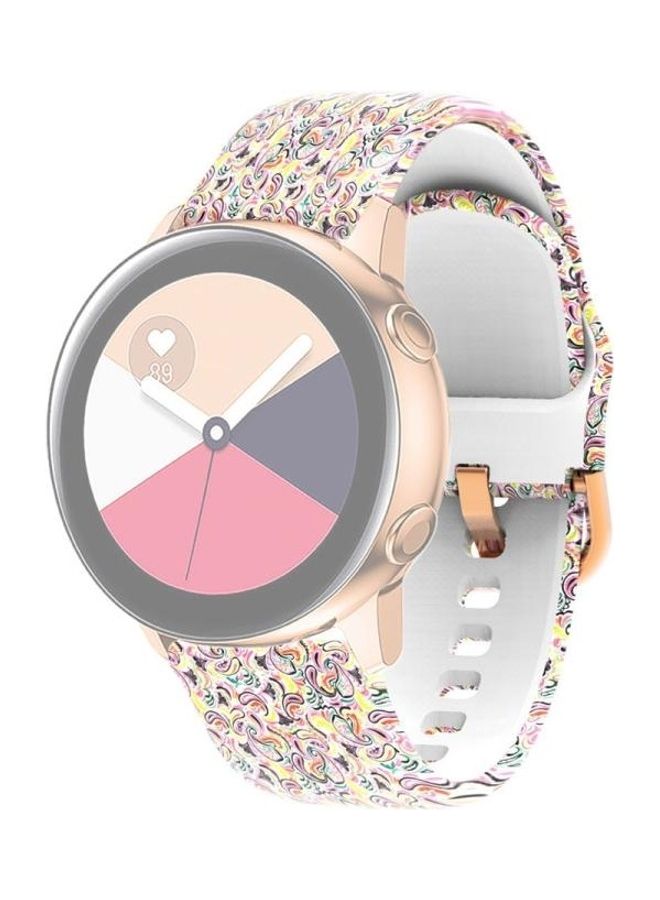 BGM Silicone Printing Replacement Strap Watchband For Samsung Galaxy Watch 42mm Multicolour - Image 1