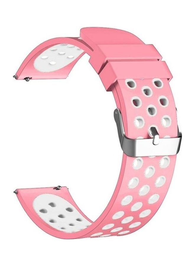 BGM Simple Fashion Silicone Watch Strap For Fitbit Versa Pink - Image 4