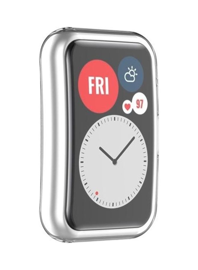 BGM Full Coverage TPU Protective Case Cover For Huawei Watch Clear - Image 5