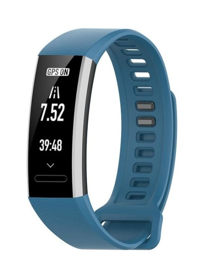 BGM Sports Bracelet Silicone Strap For Huawei Band 2 Pro / Band 2 / ERS-B19 / ERS-B29 Blue - Image 2
