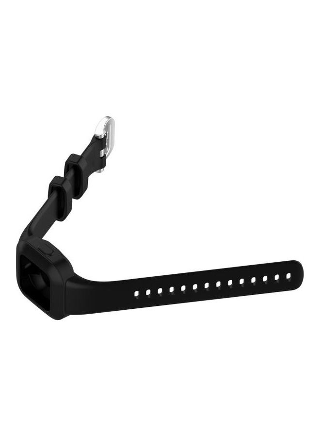 BGM Silicone Pure Colour Replacement Watchband For Garmin Vivofit JR3 Black - Image 4