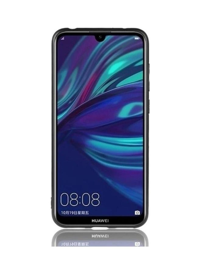 Amelia Protective Case Cover For Huawei Y7 Prime 2019 Pink Grey Flower - Image 2