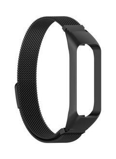 Milanese Replacement Strap Watchband For Samsung Galaxy Fit 2 SM-R220 Black
