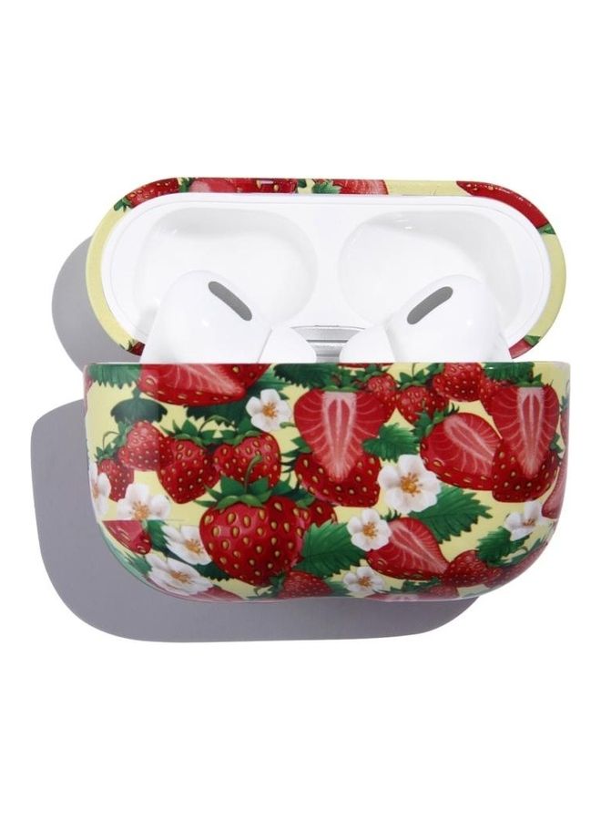 بي جي إم علبة حماية واقية مضادة للسقوط بتصميم فاكهة مصنوعة من البولي كربونات لسماعات آيربودز برو متعدد الألوان - Image 1