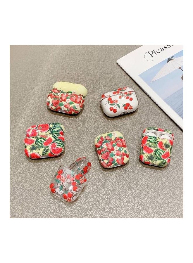 بي جي إم علبة حماية واقية مضادة للسقوط بتصميم فاكهة مصنوعة من البولي كربونات لسماعات آيربودز برو متعدد الألوان - Image 4