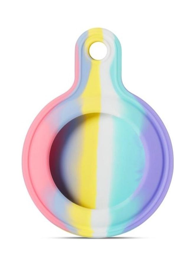 بي جي إم غطاء حماية واقٍ من السيليكون مضاد للصدمات والخدوش مع حلقة تعليق لجهاز آير تاغ ستة ألوان قوس قزح - Image 2