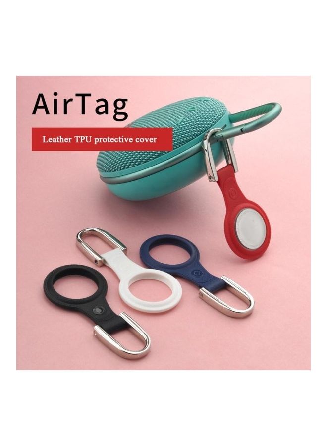 BGM 3 Piece Protective Cover With U-Shaped Keychain For AirTag Set Skin Pattern Blue - Image 2