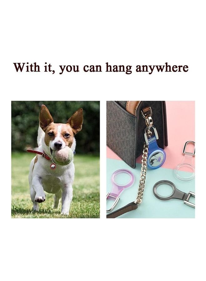 BGM 3 Piece Protective Cover With U-Shaped Keychain For AirTag Set Skin Pattern Blue - Image 3