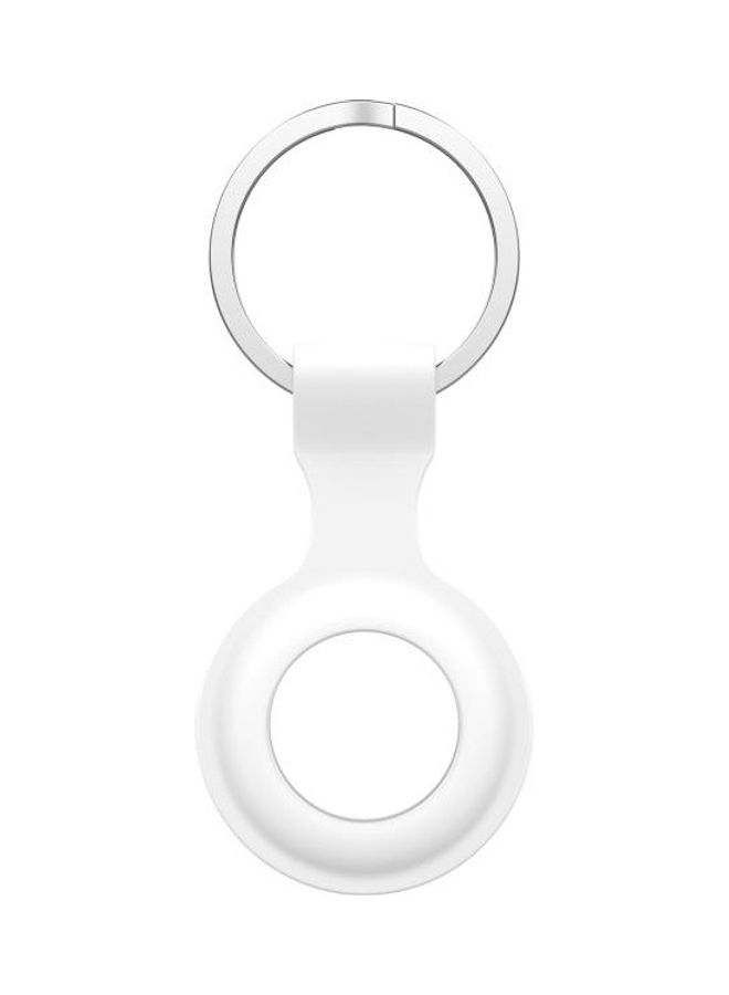 BGM - Positioner Anti-lost Portable Silicone Protective Case for Apple Apple AirTag White - Image 1