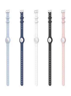 BGM 2-In-1 Mutural Pet Collar Silicone Protective Case For Apple AirTag Navy Blue  - Image 3