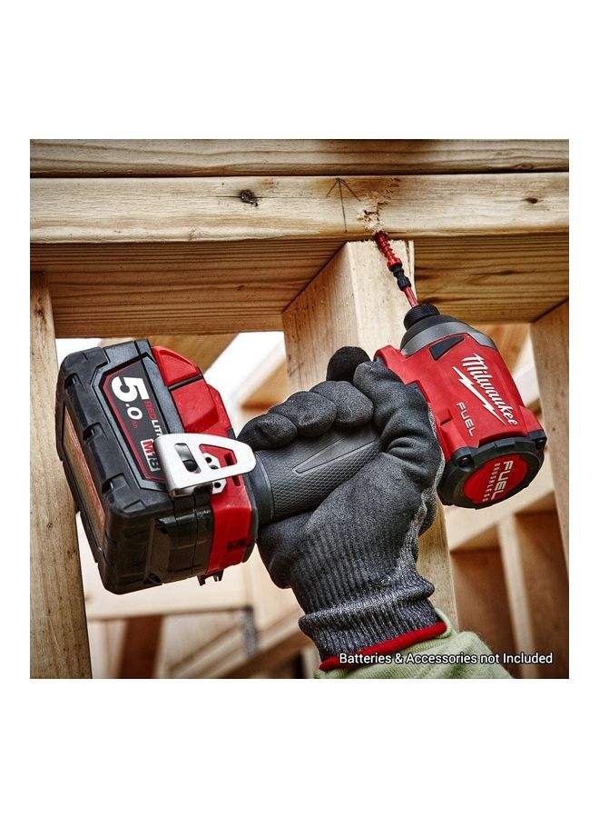 Milwaukee - M18Fid2-0X 18V Li-Ion Cordless Fuel Gen 3 Hex Impact Driver Red/Black/Silver - Image 1