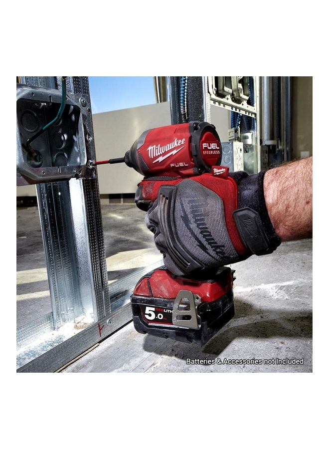 Milwaukee - M18Fid2-0X 18V Li-Ion Cordless Fuel Gen 3 Hex Impact Driver Red/Black/Silver - Image 1