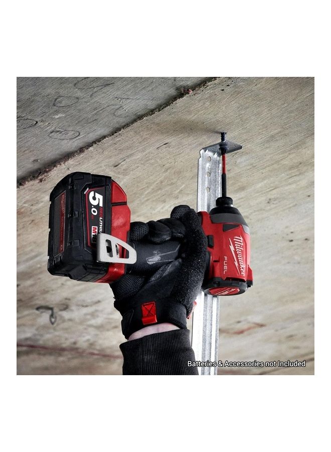 Milwaukee - M18Fid2-0X 18V Li-Ion Cordless Fuel Gen 3 Hex Impact Driver Red/Black/Silver - Image 1