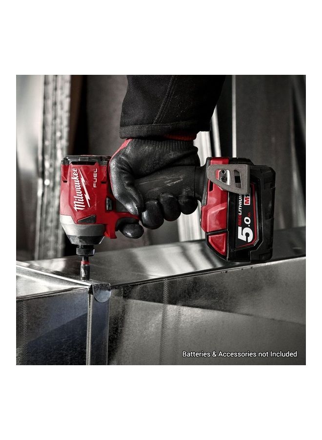 Milwaukee - M18Fid2-0X 18V Li-Ion Cordless Fuel Gen 3 Hex Impact Driver Red/Black/Silver - Image 1