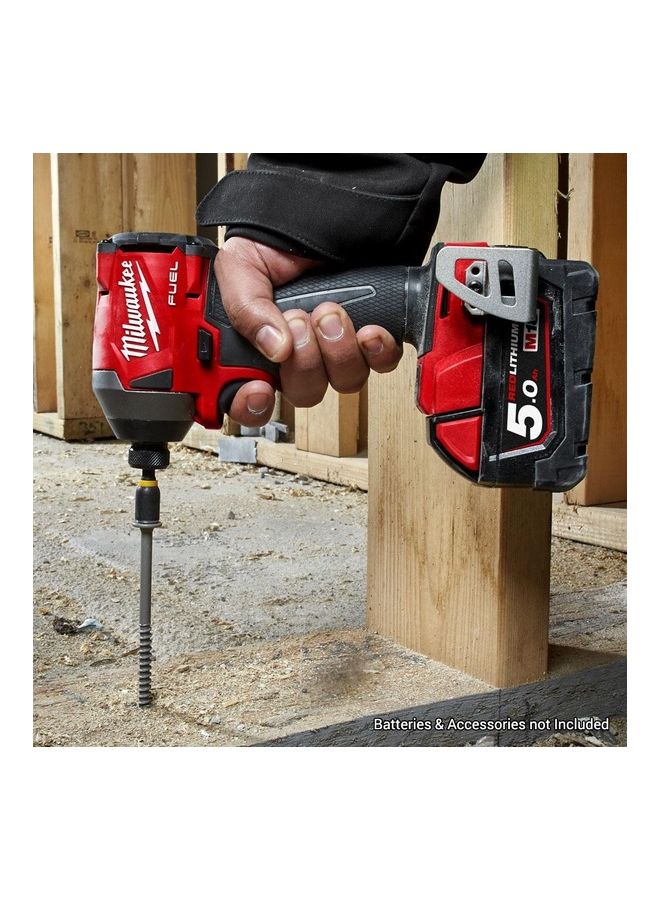 Milwaukee - M18Fid2-0X 18V Li-Ion Cordless Fuel Gen 3 Hex Impact Driver Red/Black/Silver - Image 1