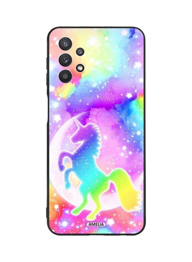 Amelia Protective Case Cover For Samsung Galaxy A32 5G Rainbow Unicorn Rainbow Unicorn - Image 1