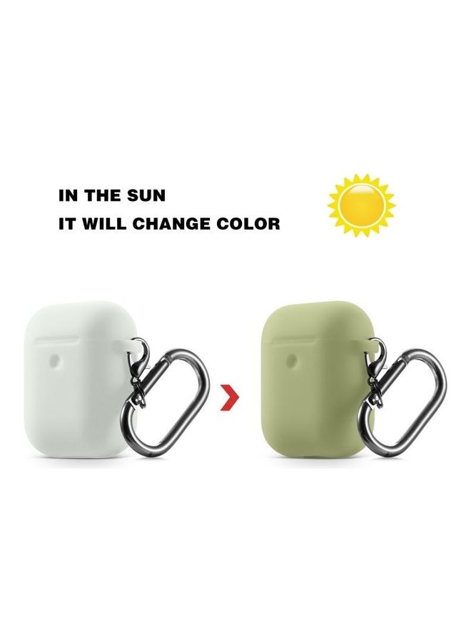 BGM Discoloration in Sun Silicone Protective Case Cover for AirPods 1/2 Clear - Image 2