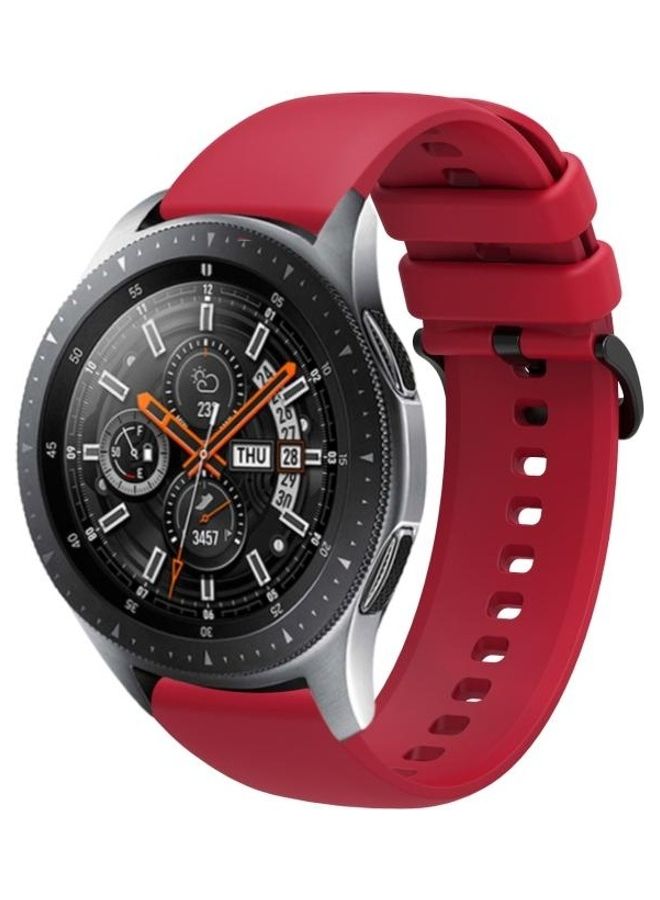 BGM Silicone Replacement Strap Watchband For Huawei Watch 3 / 3 Pro Red - Image 3