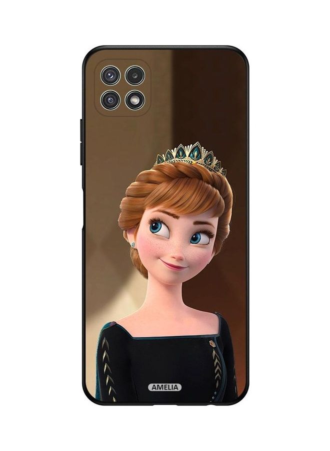 إميليا غطاء حماية واقي لهاتف سامسونج جالاكسي A22 5G، مزين بطبعة شخصية من فيلم "Frozen". متعدد الألوان - Image 1
