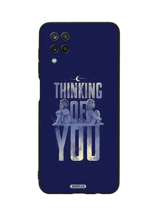 Amelia Protective Case Cover for Samsung Galaxy A12/M12 Thinking Of You Multicolour - Image 1