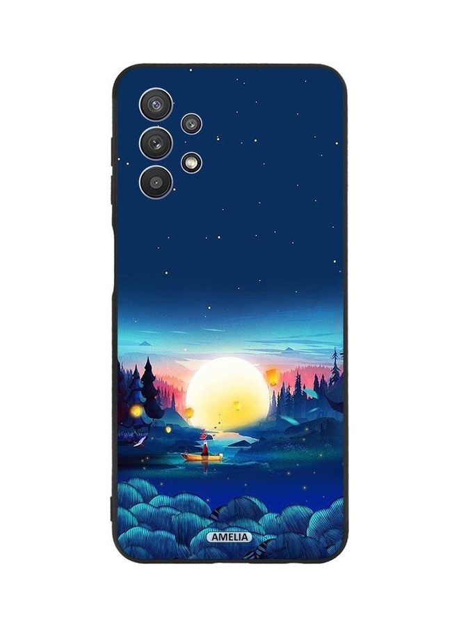 Amelia Protective Case Cover For Samsung Galaxy A32 5G Sunset View Paint Sunset View Paint - Image 1