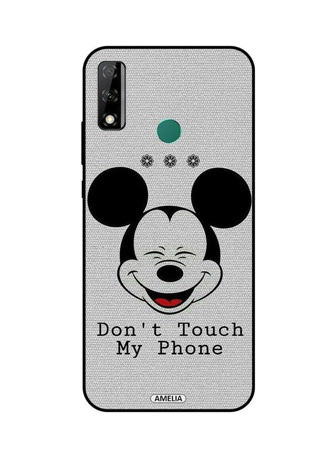 Amelia - Don't Touch My Phone Quote Mickey Mouse Printed Protective Case Cover For Huawei Y8s Multicolour - Image 1