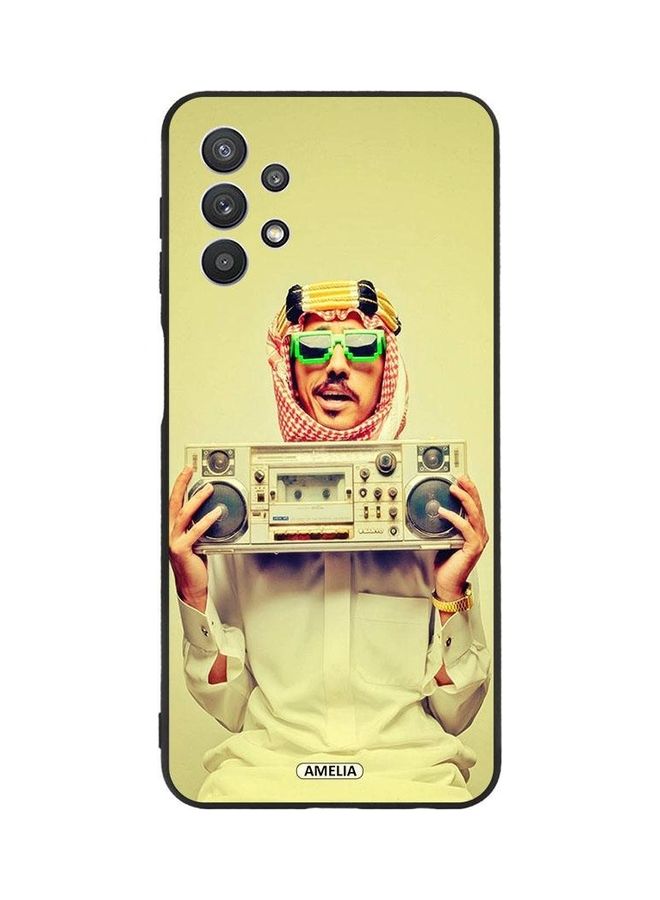 إميليا Protective Case Cover for Samsung Galaxy A32 5G Holding Radio - Image 1