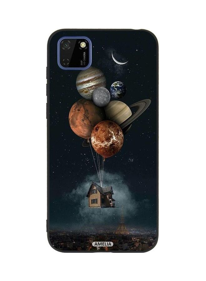 Amelia Protective Case Cover For Huawei Y5p Balloon Planets Takes Home - Image 1