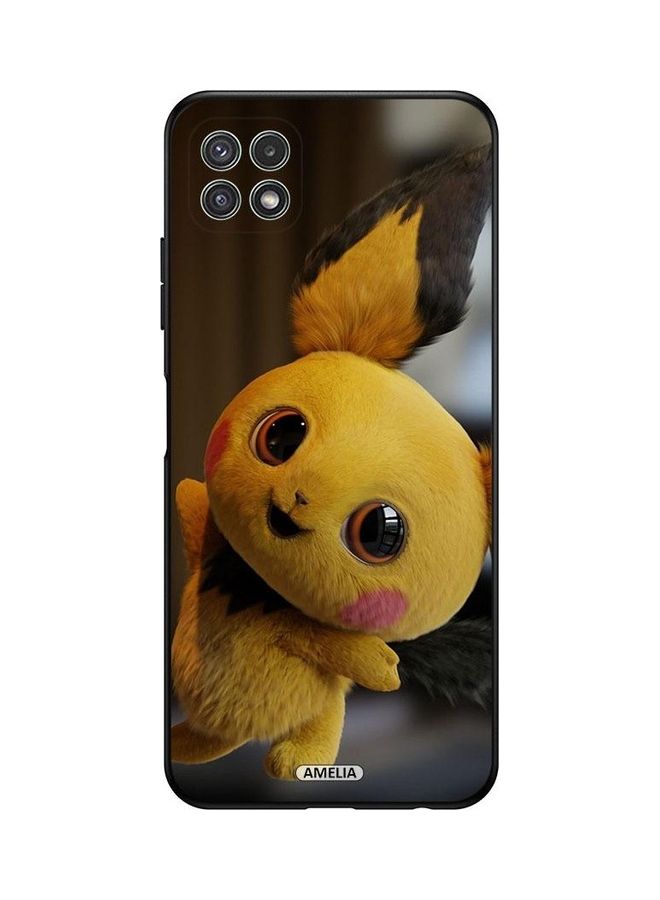 Amelia Cute Pikachu Print Protective Case Cover For Samsung Galaxy A22 5G Multicolour - Image 1