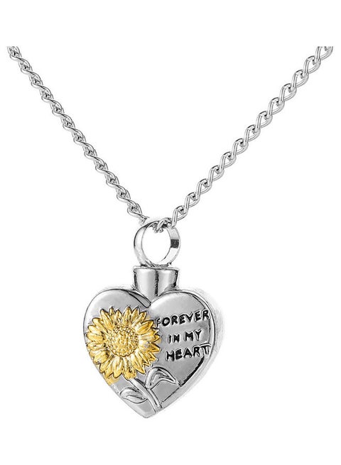 Creative Love Sunflower Pendant Necklace